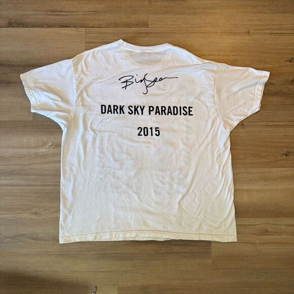 Big Sean Dark Sky Paradise 2015 Album Release White Shirt Size XXL Hip Hop - Picture 3 of 3